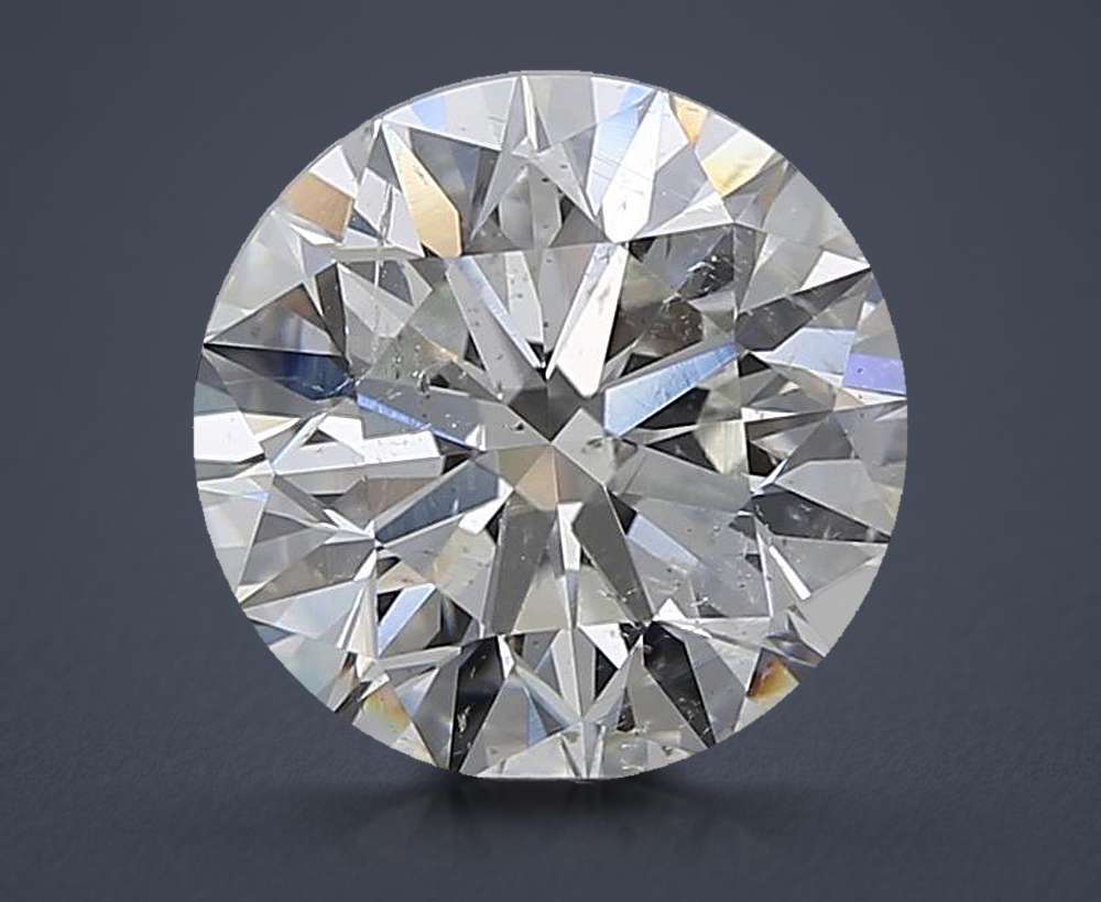 3.41 Carat Round Natural Diamond