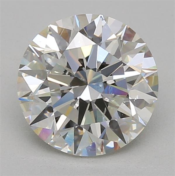 2.51ct J SI2 Rare Carat Ideal Cut Round Diamond