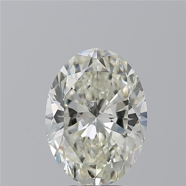 5.12ct K SI1 Very Good Cut Oval Diamond