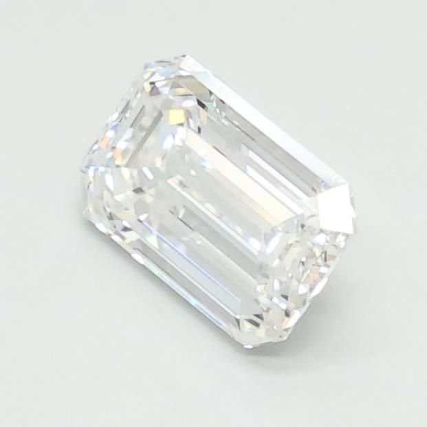 0.91ct D VVS2 Rare Carat Ideal Cut Emerald Lab Grown Diamond