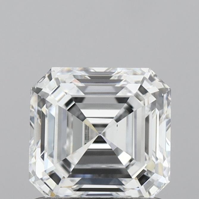 1.00ct D VS1 Rare Carat Ideal Cut Asscher Lab Grown Diamond