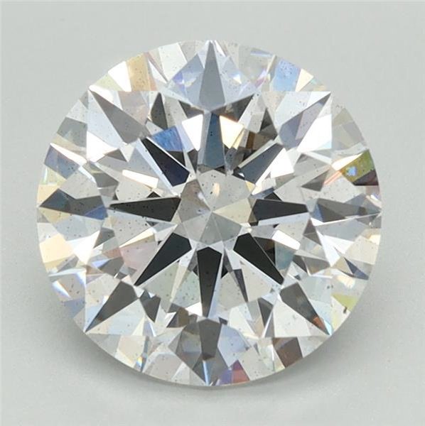 2.41ct F SI1 Rare Carat Ideal Cut Round Lab Grown Diamond