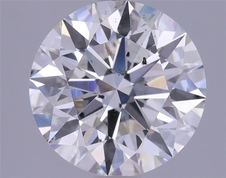 2.22ct F SI1 Rare Carat Ideal Cut Round Lab Grown Diamond