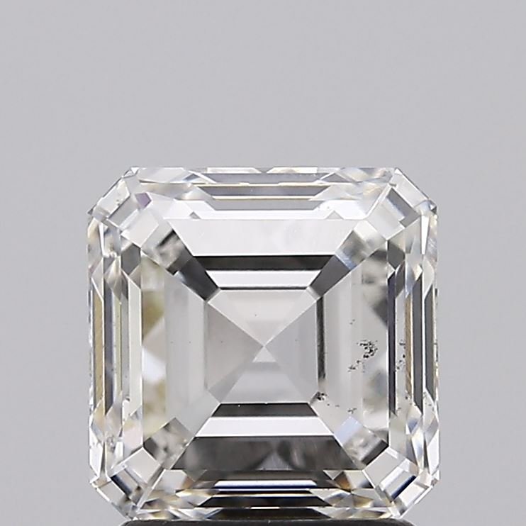 2.01ct H SI1 Very Good Cut Asscher Lab Grown Diamond
