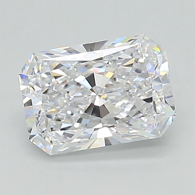 1.11ct D VVS2 Rare Carat Ideal Cut Radiant Lab Grown Diamond