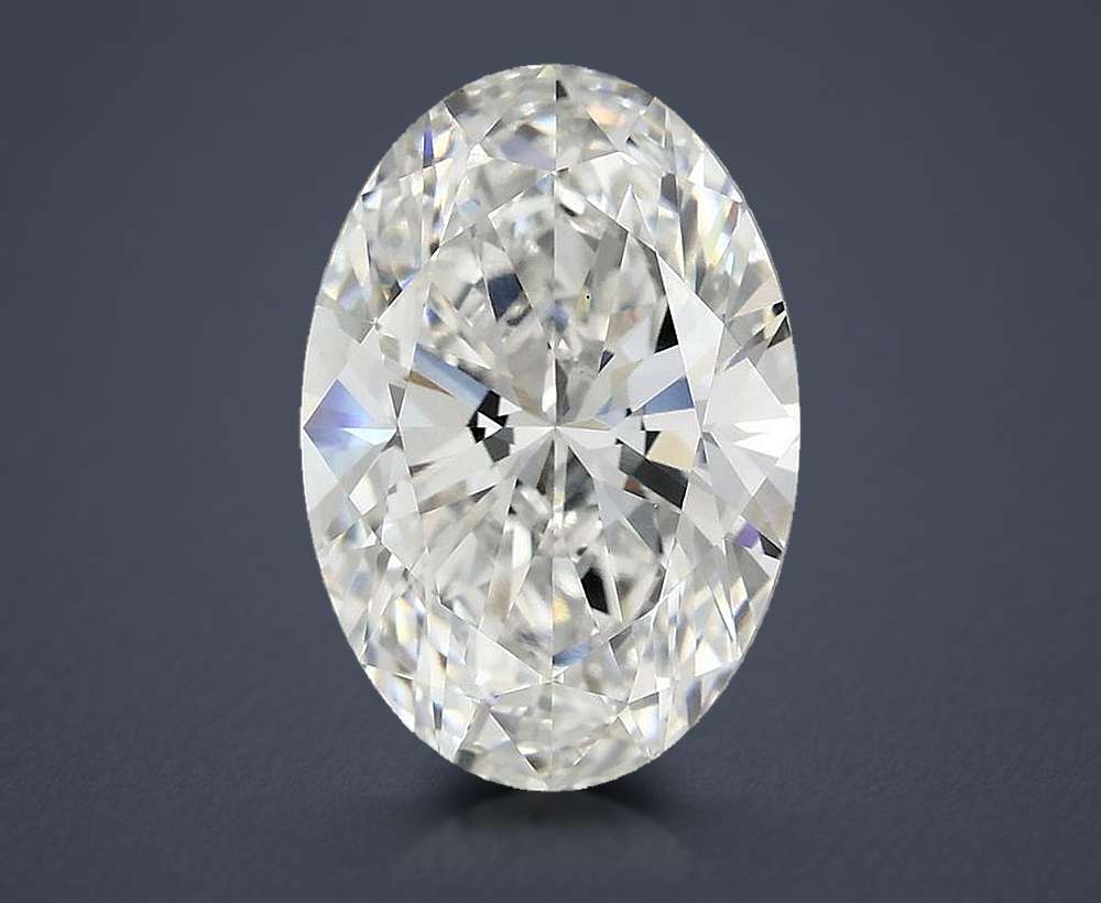 3.91 Carat Oval Lab Diamond