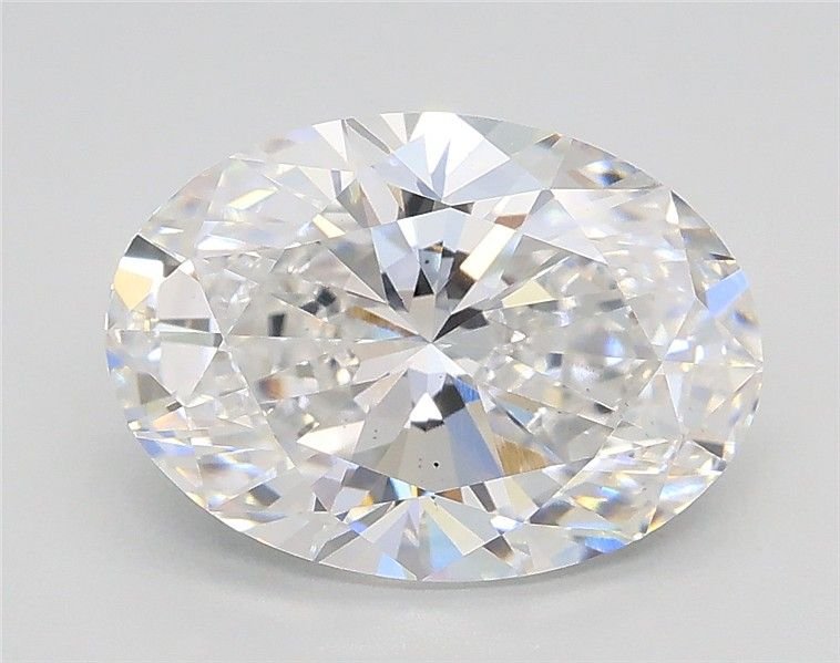 2.52ct E VS2 Rare Carat Ideal Cut Oval Lab Grown Diamond