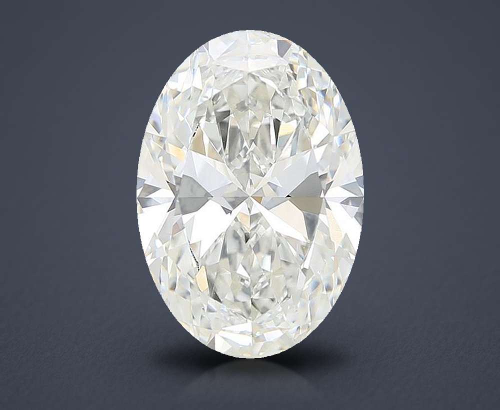 6.53 Carat Oval Lab Diamond