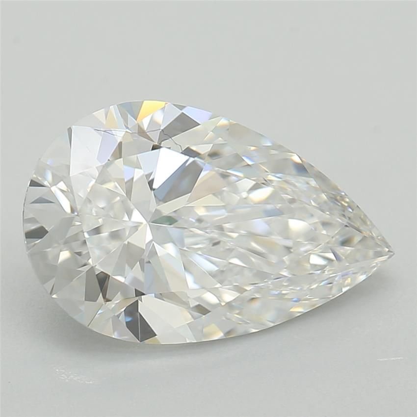 1.60ct D VVS2 Rare Carat Ideal Cut Pear Lab Grown Diamond