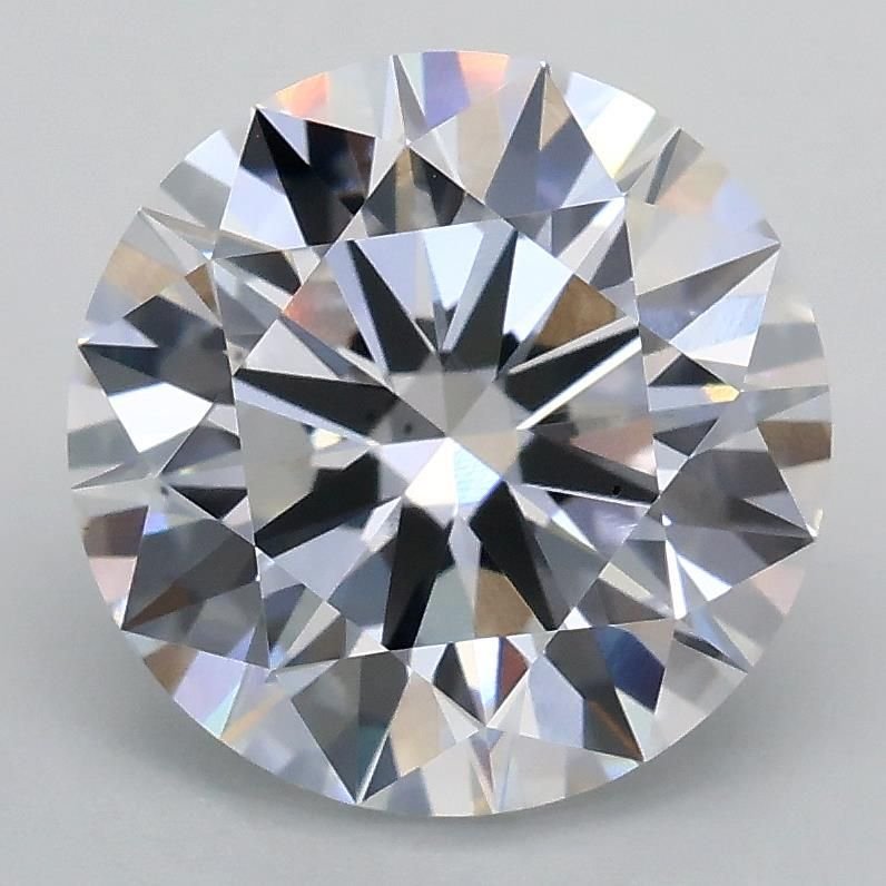 2.70ct D VS1 Rare Carat Ideal Cut Round Lab Grown Diamond