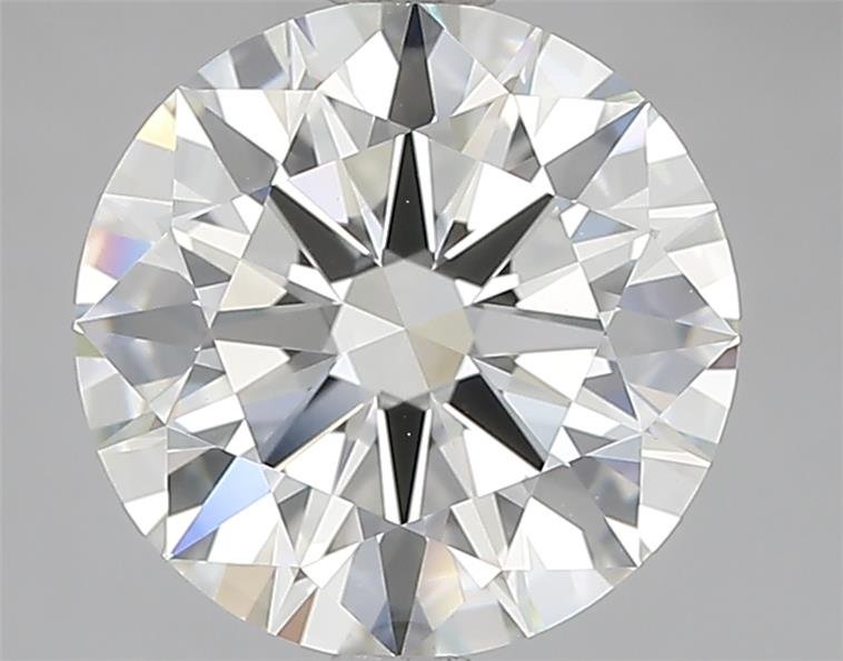 3.03ct J VVS2 Rare Carat Ideal Cut Round Diamond