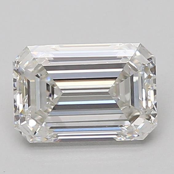 1.60ct F VS1 Rare Carat Ideal Cut Emerald Lab Grown Diamond