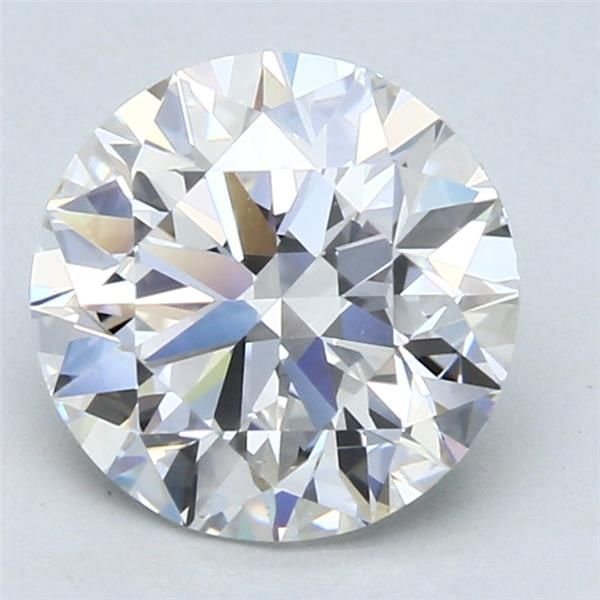 2.50ct F VS2 Rare Carat Ideal Cut Round Diamond