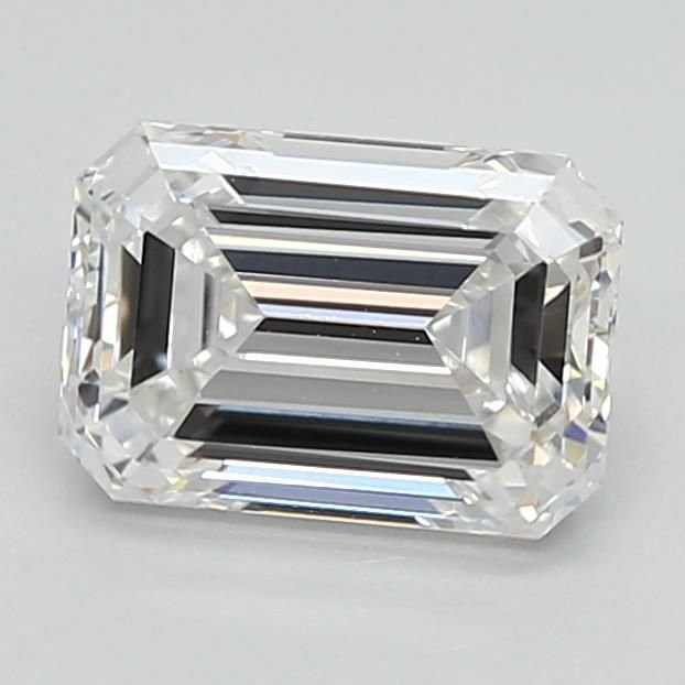 1.44ct E VVS2 Rare Carat Ideal Cut Emerald Lab Grown Diamond