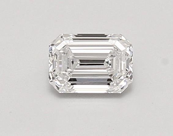 0.54ct D VVS2 Rare Carat Ideal Cut Emerald Lab Grown Diamond