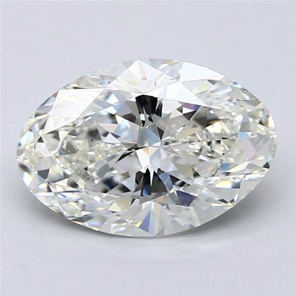 2.52ct I VS2 Rare Carat Ideal Cut Oval Diamond