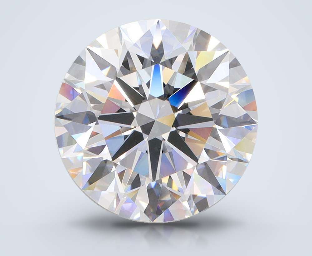 6.07 Carat Round Lab Diamond