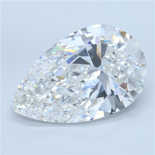 15.02ct E VVS2 Rare Carat Ideal Cut Pear Lab Grown Diamond