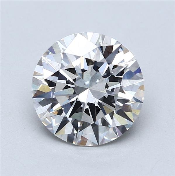 2.70ct F SI1 Excellent Cut Round Lab Grown Diamond