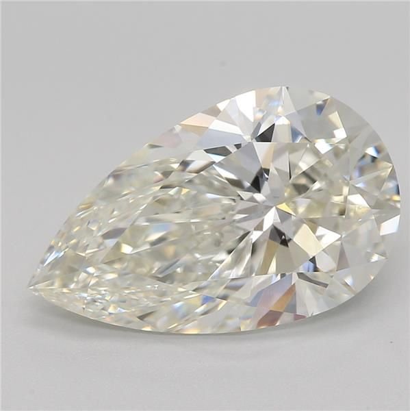 3.05ct G VS1 Rare Carat Ideal Cut Pear Lab Grown Diamond
