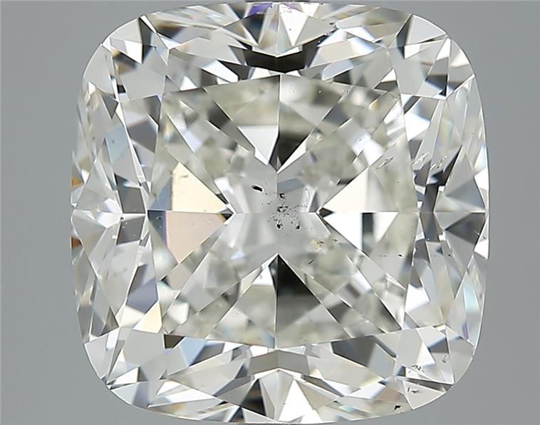 8.05ct K SI2 Rare Carat Ideal Cut Cushion Diamond