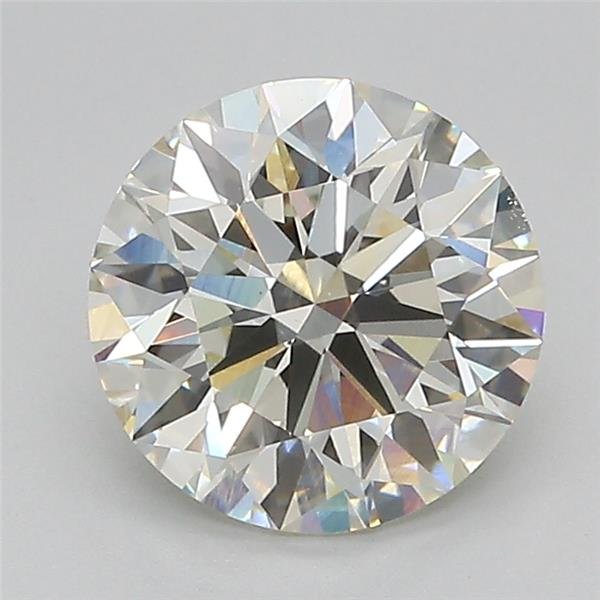 2.14ct J VS1 Rare Carat Ideal Cut Round Lab Grown Diamond