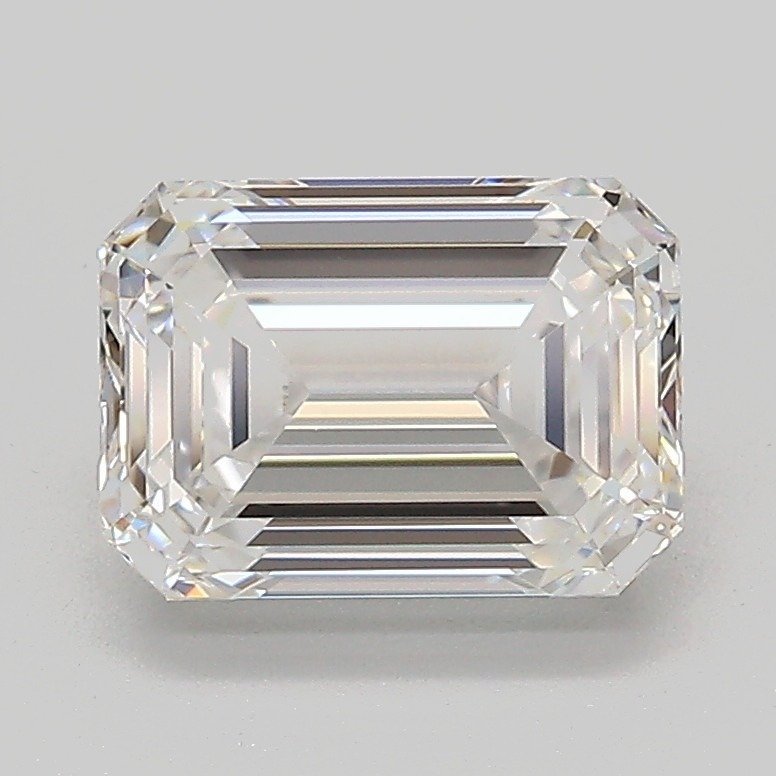 2.00ct E VVS2 Rare Carat Ideal Cut Emerald Lab Grown Diamond