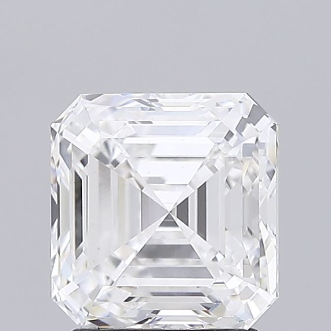 2.50ct D VVS2 Rare Carat Ideal Cut Asscher Lab Grown Diamond