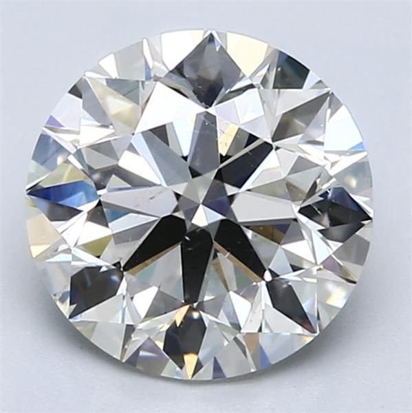 3.04ct I SI1 Excellent Cut Round Diamond