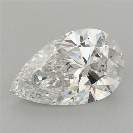 1.23ct F VS1 Rare Carat Ideal Cut Pear Lab Grown Diamond