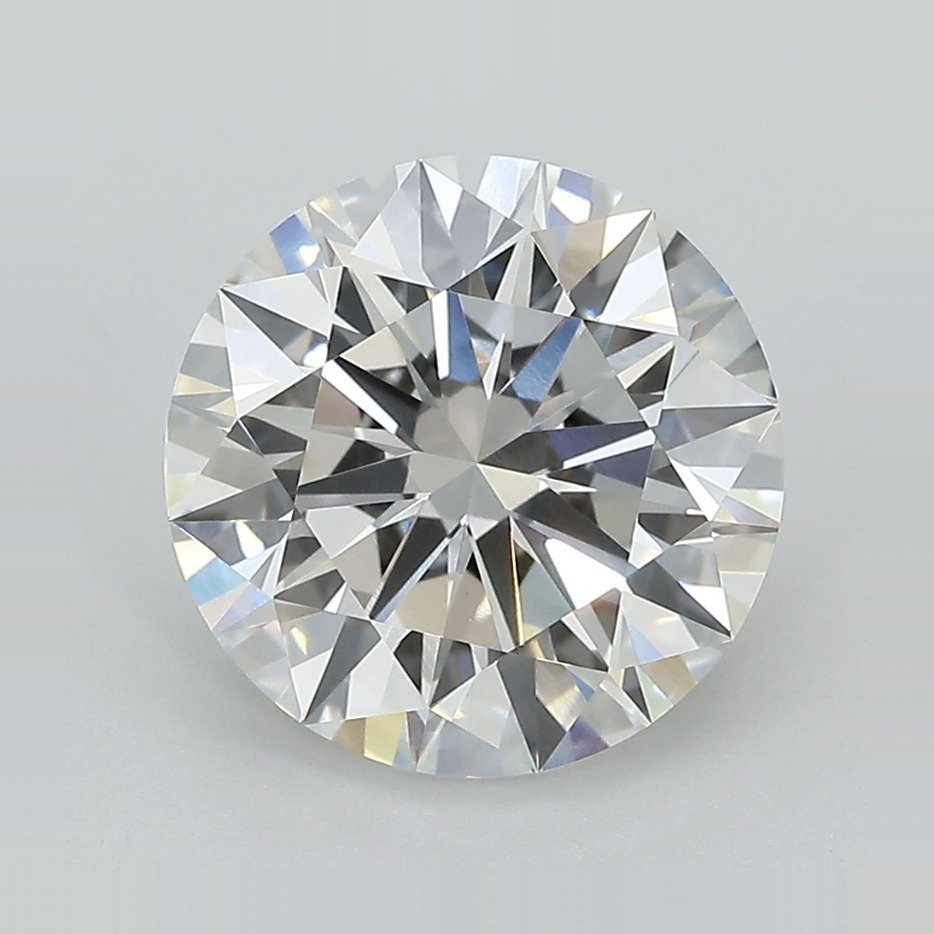 4.08ct E VVS2 Rare Carat Ideal Cut Round Lab Grown Diamond