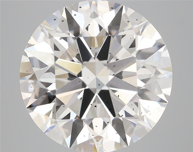 5.02ct F SI1 Rare Carat Ideal Cut Round Lab Grown Diamond