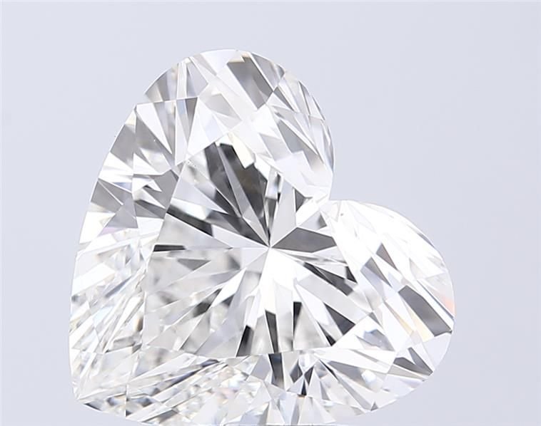 8.09ct F VS1 Rare Carat Ideal Cut Heart Lab Grown Diamond