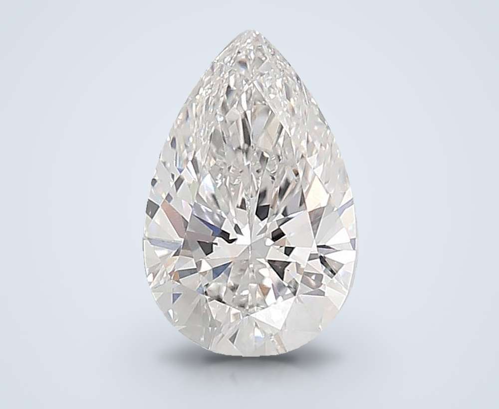 3.25 Carat Pear Lab Diamond