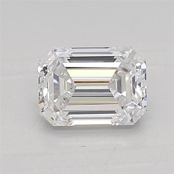 0.63ct D VVS2 Excellent Cut Emerald Lab Grown Diamond