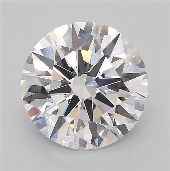 6.01ct E VVS2 Rare Carat Ideal Cut Round Lab Grown Diamond