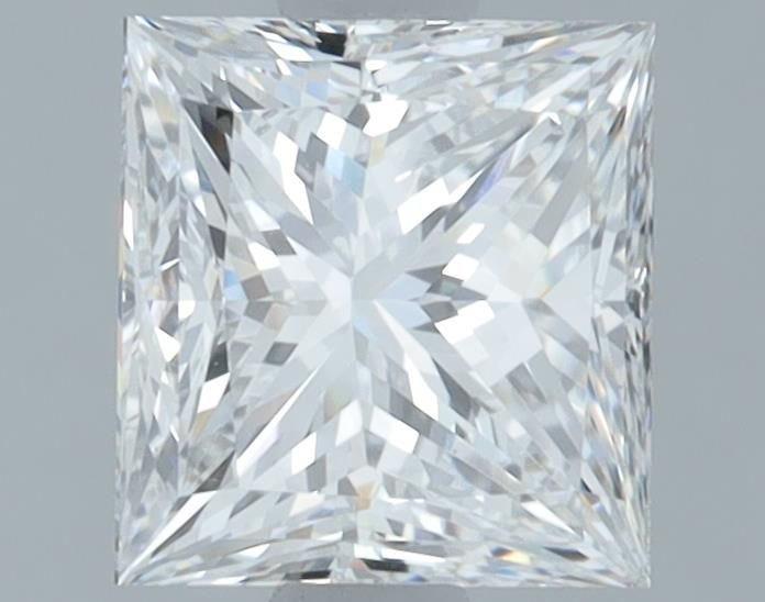 1.50ct E VVS2 Good Cut Princess Lab Grown Diamond