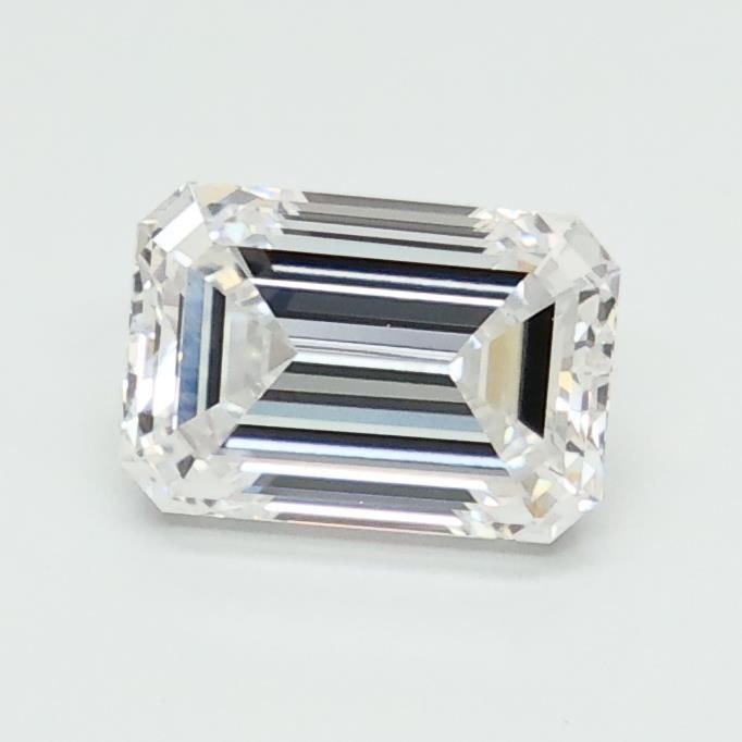 1.10ct D VVS2 Excellent Cut Emerald Lab Grown Diamond