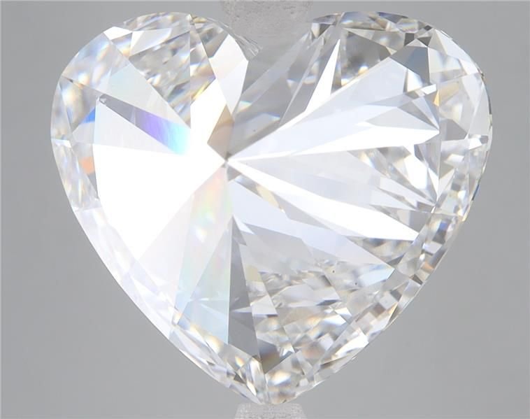 12.46ct F VS1 Rare Carat Ideal Cut Heart Lab Grown Diamond