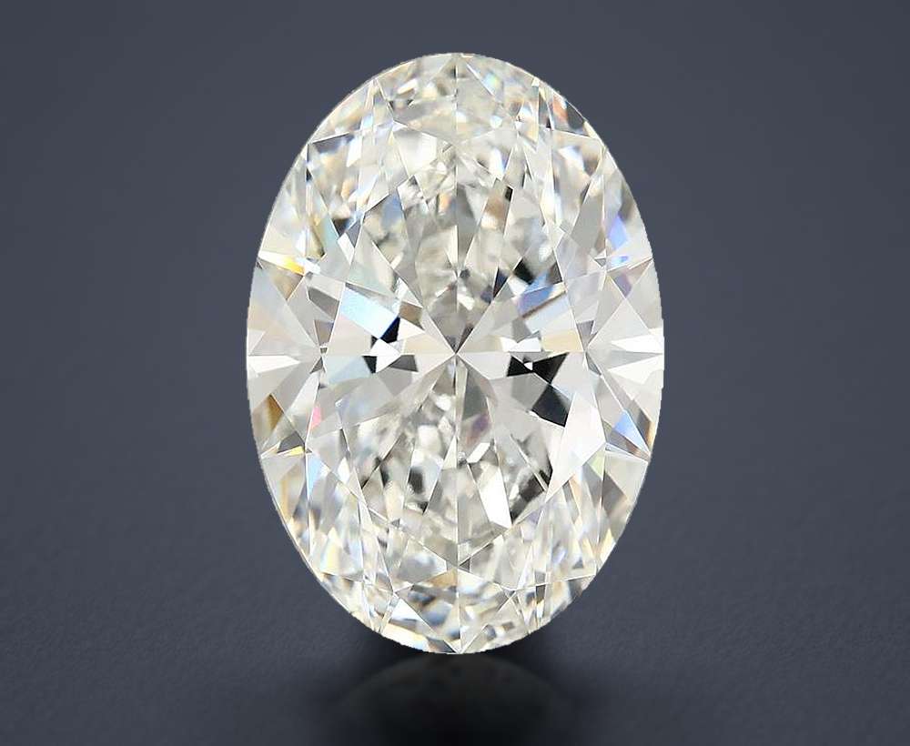 9.82 Carat Oval Lab Diamond