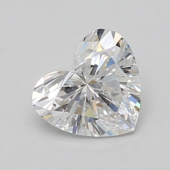 0.83ct D VS2 Rare Carat Ideal Cut Heart Lab Grown Diamond