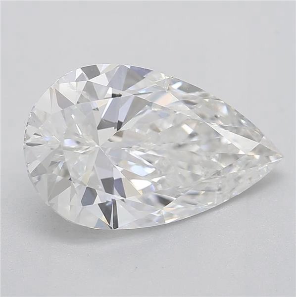 2.01ct F SI2 Rare Carat Ideal Cut Pear Diamond