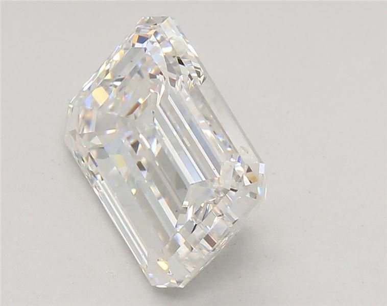 4.02ct E VS2 Rare Carat Ideal Cut Emerald Lab Grown Diamond