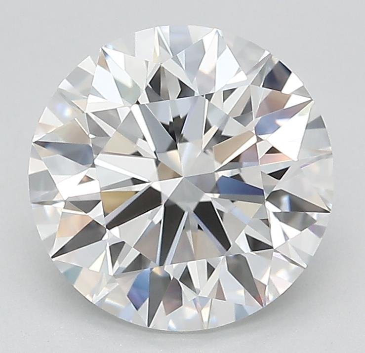 2.54ct D VVS1 Rare Carat Ideal Cut Round Lab Grown Diamond