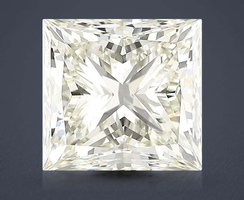 3.81 Carat Princess Natural Diamond