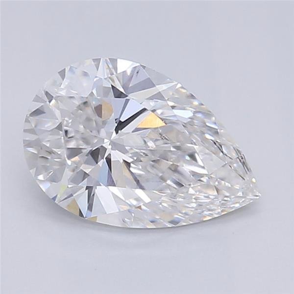 0.56ct F SI1 Rare Carat Ideal Cut Pear Lab Grown Diamond