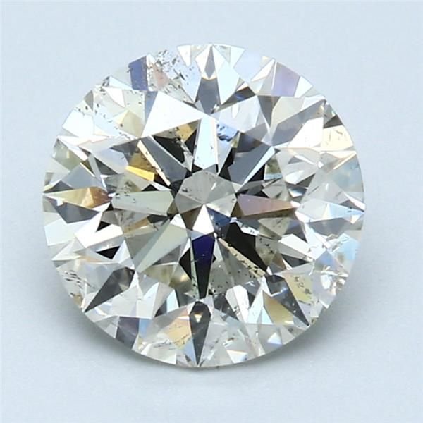 2.51ct J SI2 Excellent Cut Round Diamond