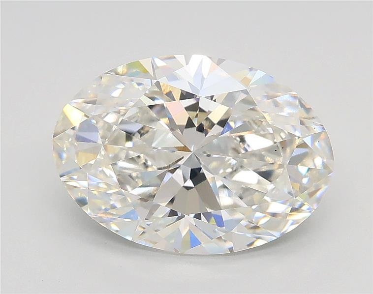 2.51ct F VS2 Rare Carat Ideal Cut Oval Lab Grown Diamond