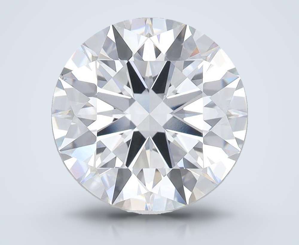 3.74 Carat Round Lab Diamond