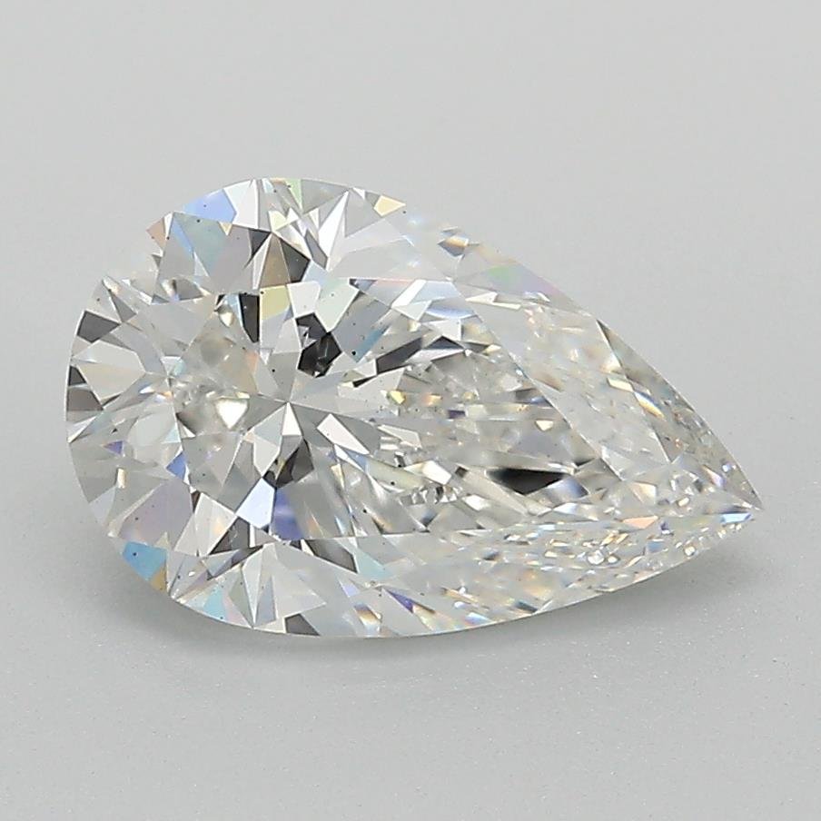 2.09ct E VS2 Rare Carat Ideal Cut Pear Lab Grown Diamond